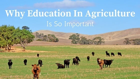 Why Education In Agriculture Is Important